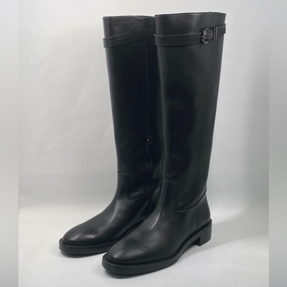 Stuart Weitzman Maverick Knee High Leather Boots size 8.5 - Picture 5 of 16